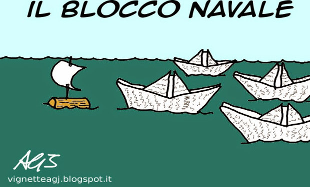 Blocco navale: naufragio morale